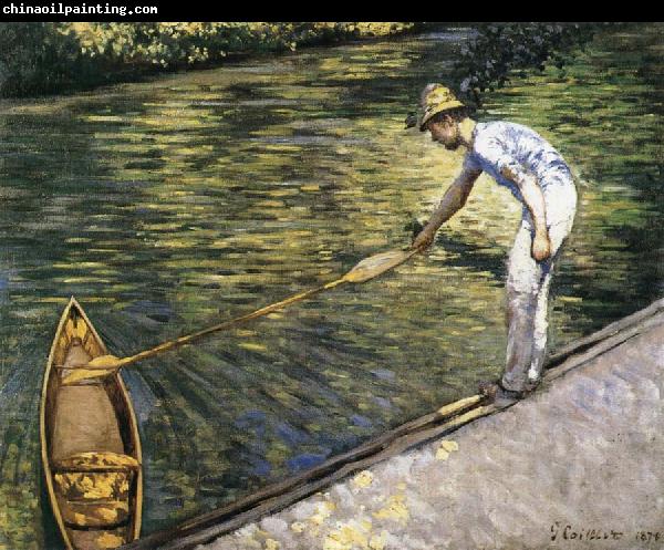 Gustave Caillebotte Tug the racing boat