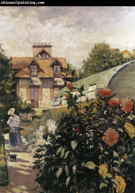 Gustave Caillebotte Big Chrysanthemum in the garden