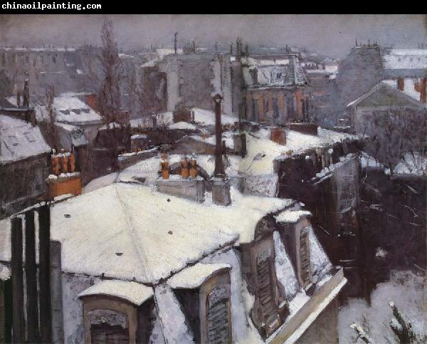 Gustave Caillebotte Snow-s housetop