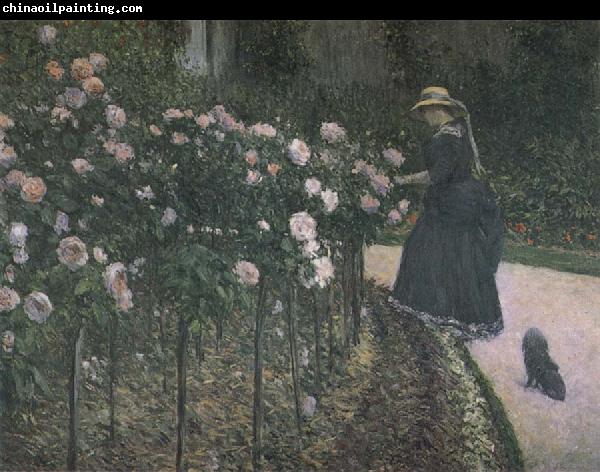 Gustave Caillebotte Some Rose in the garden