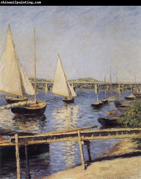 Gustave Caillebotte Sailboat