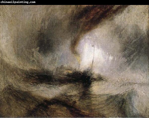 J.M.W. Turner Snow Storm-Steam-Boat off a Harbour-s Mouth