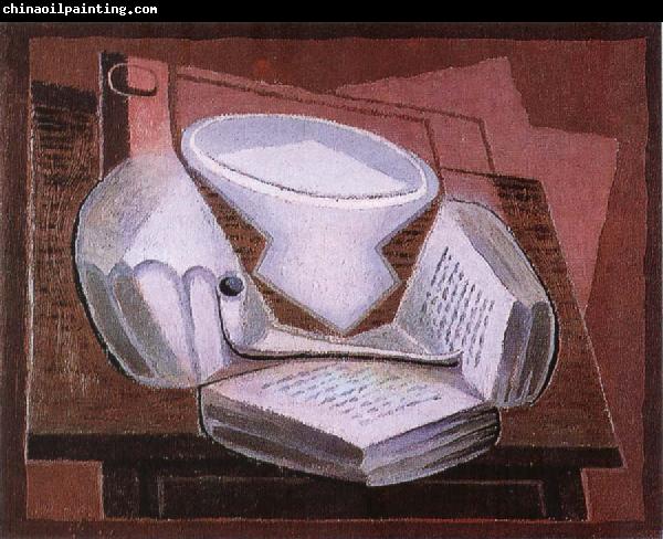 Juan Gris The Pipe on the book