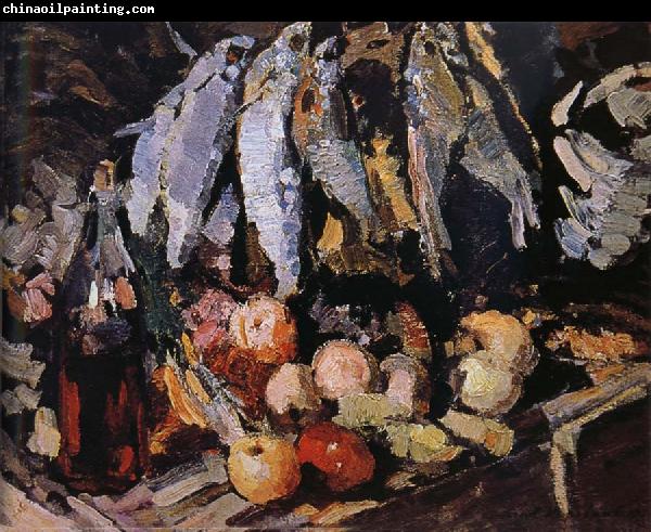 Konstantin Korovin Fish wine and fruit