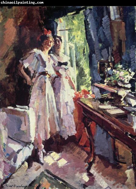 Konstantin Korovin Beside the open window