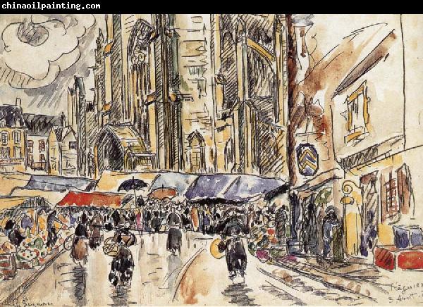 Paul Signac Market