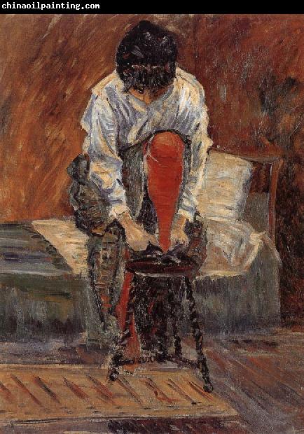 Paul Signac Red silk stockings