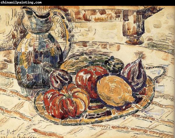 Paul Signac The still life having fruit