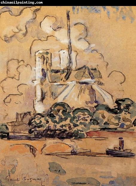 Paul Signac Notre-Dame