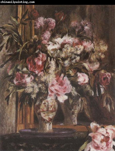 Pierre-Auguste Renoir Peonies,Lilacs ad Tulips