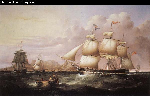 Samuel Walters The Indiaman Euphrate off Capetown