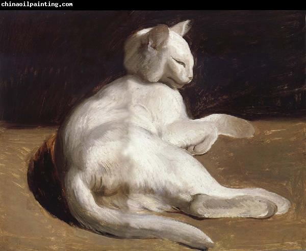 Theodore Gericault The White Cat