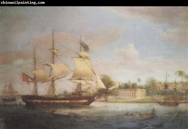 Thomas Whitcombe Approaching Calcutta