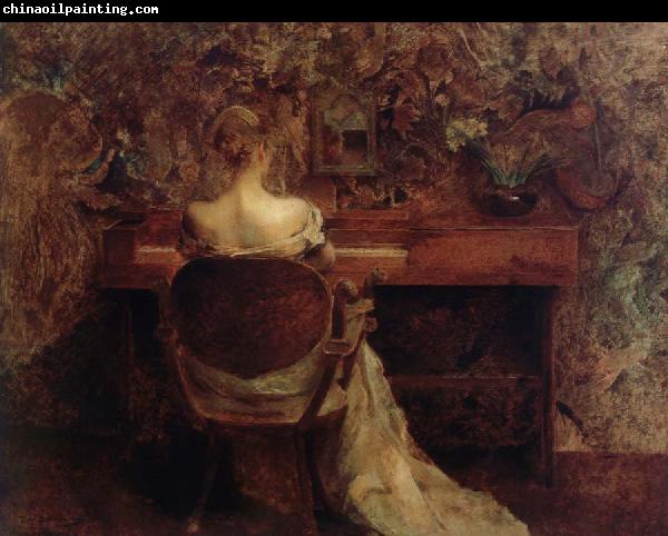 Thomas Wilmer Dewing The Spinet