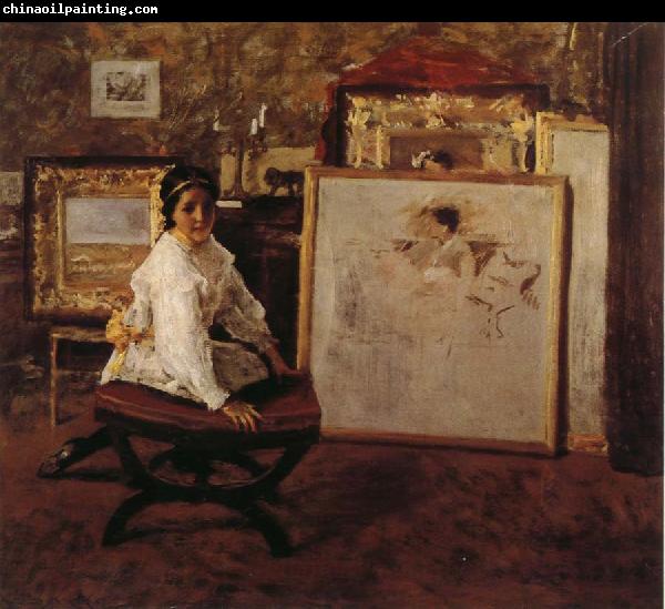 William Merritt Chase Do you speak with me