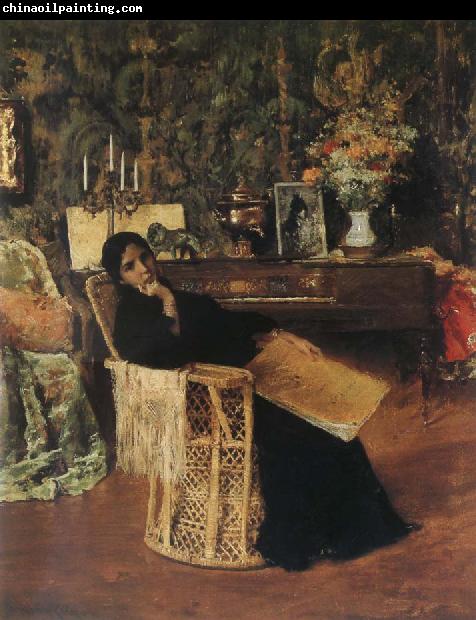 William Merritt Chase In the  Studio