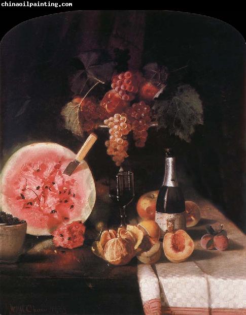 William Merritt Chase Still life and watermelon