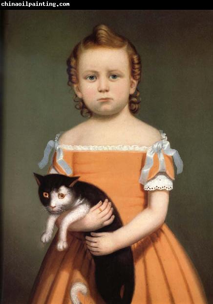 William Thompson Bartoll Gril and Cat