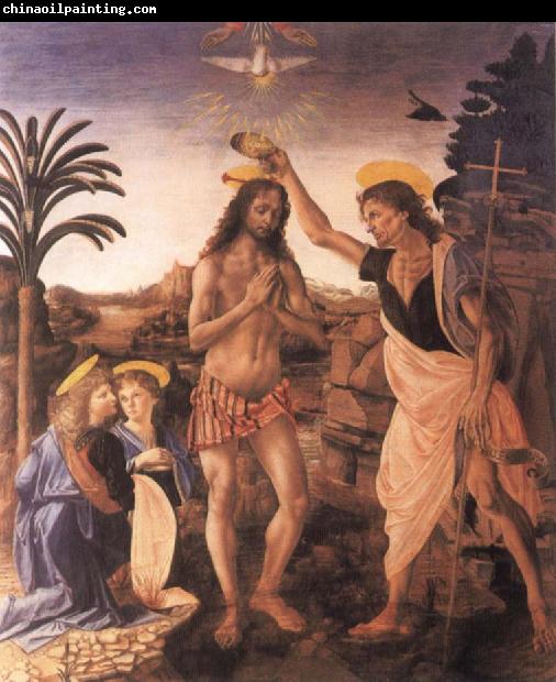 Andrea del Verrocchio The Baptism of Christ