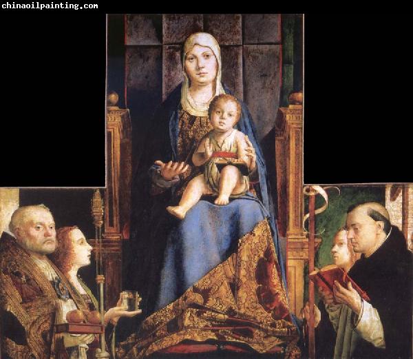 Antonello da Messina Madonna with SS Nicholas of Bari,Anastasia