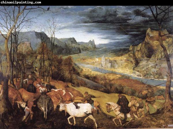 BRUEGEL, Pieter the Elder Return of the Herd