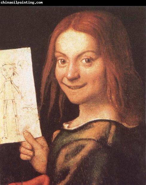 CAROTO, Giovanni Francesco Red-Headed Youth Holding a Drawing