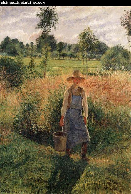 Camille Pissarro The Gardener,Afternoon Sun,Eragny