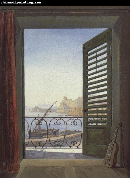 Carl Gustav Carus Balcony overlooking the Bay of Naples