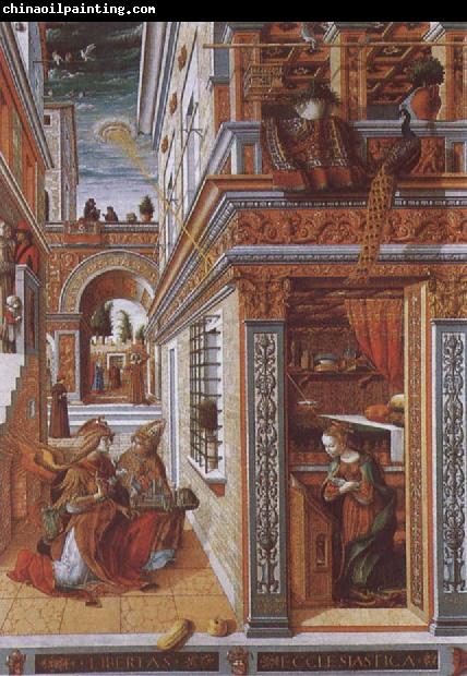 Carlo Crivelli Annunciation with St. Endimius