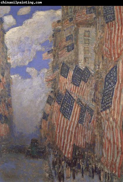 Childe Hassam The Fourth of July