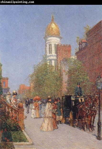 Childe Hassam A Spring Morning