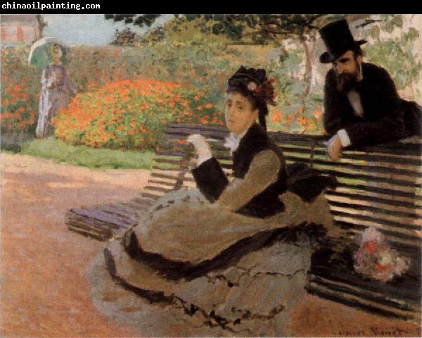 Claude Monet The Bench