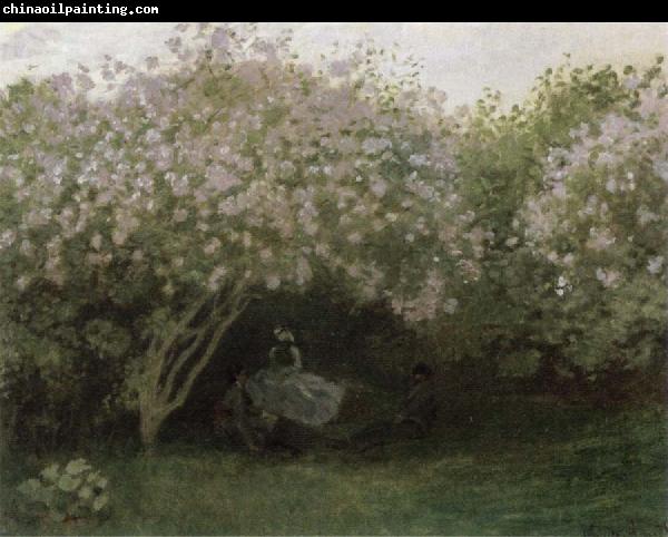 Claude Monet Lilacs,Gray Weather