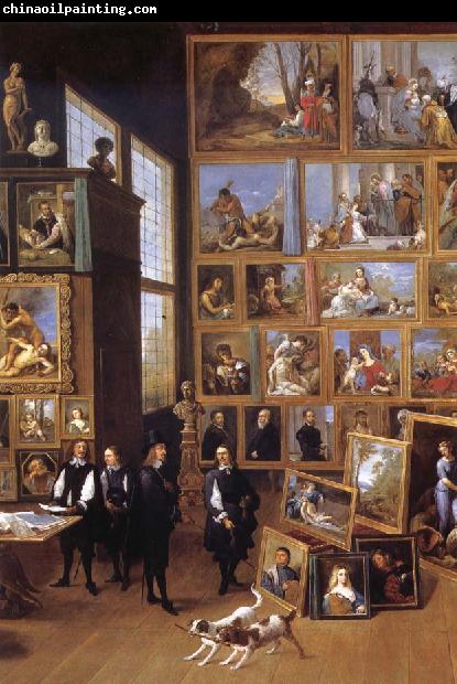 David Teniers Archduke Leopold Wilhelim in his gallery in Brussels