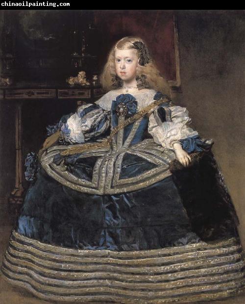 Diego Velazquez Infanta Margarita Teresa in a blue dress