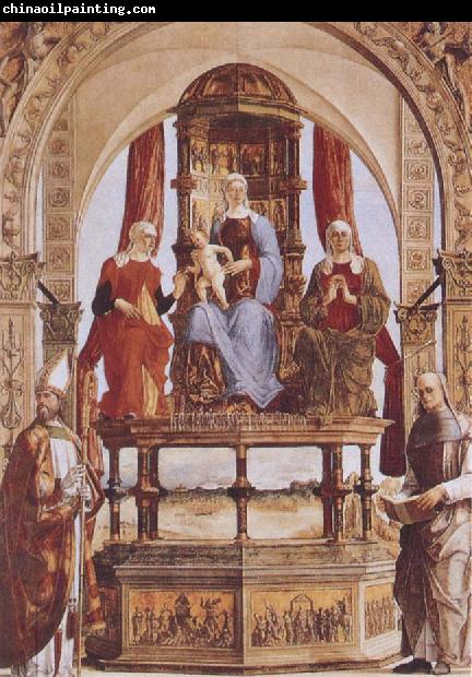 Ercole de Roberti Madonna with Child and Saints