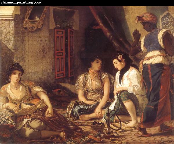 Eugene Delacroix Algerian Women in their Apartments