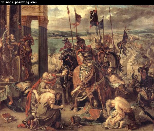 Eugene Delacroix The Capture of Constantinople by the Crusaders,12 April 1204