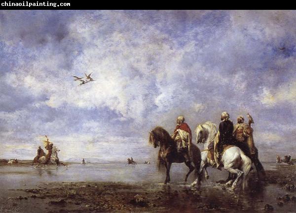 Eugene Fromentin Arab Horsemen Resting