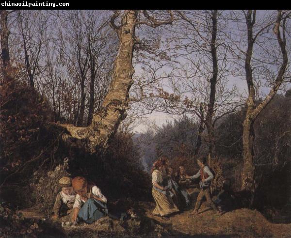 Ferdinand Georg Waldmuller Early Spring in the Vienna Woods