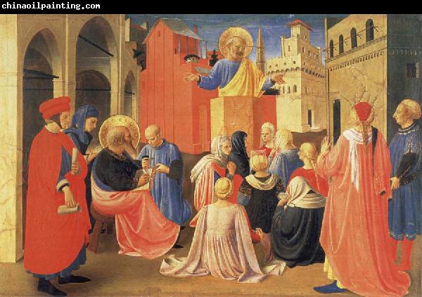 Fra Angelico The Hl. Petrus preaches