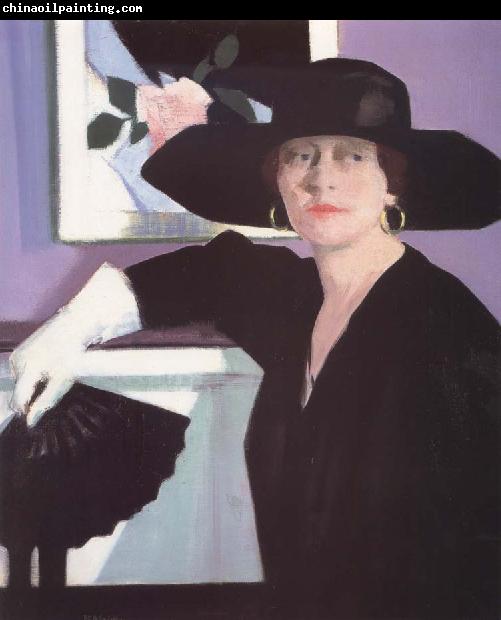 Francis Campbell Boileau Cadell Portrait of a Lady in Black