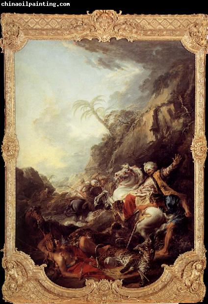 Francois Boucher Leopard Hunt