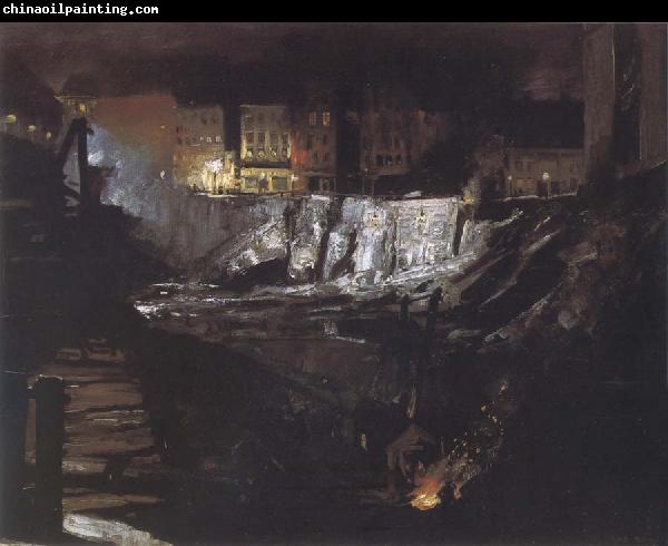 George Bellows Excavation at Night