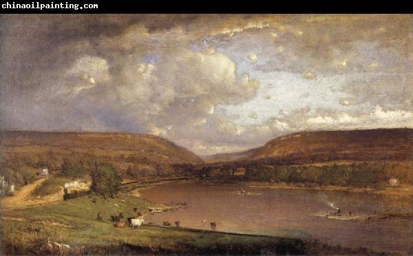 George Inness On the Delaware River