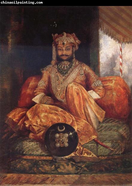 George Landseer His Highness Maharaja Tukoji II of Indore