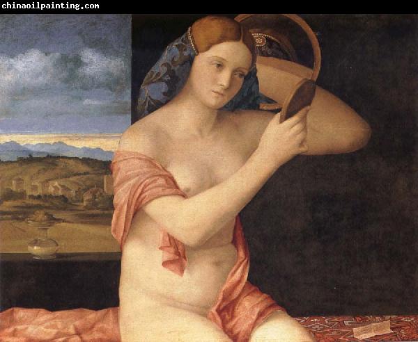 Giovanni Bellini Young woman at her toilet