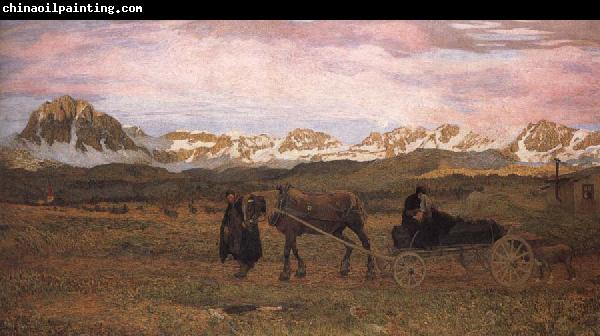 Giovanni Segantini Returning Home