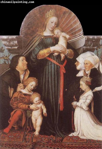 HOLBEIN, Hans the Younger Damstadt Madonna