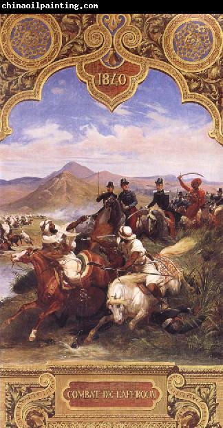 Horace Vernet The Battle Below the hills of Affroun